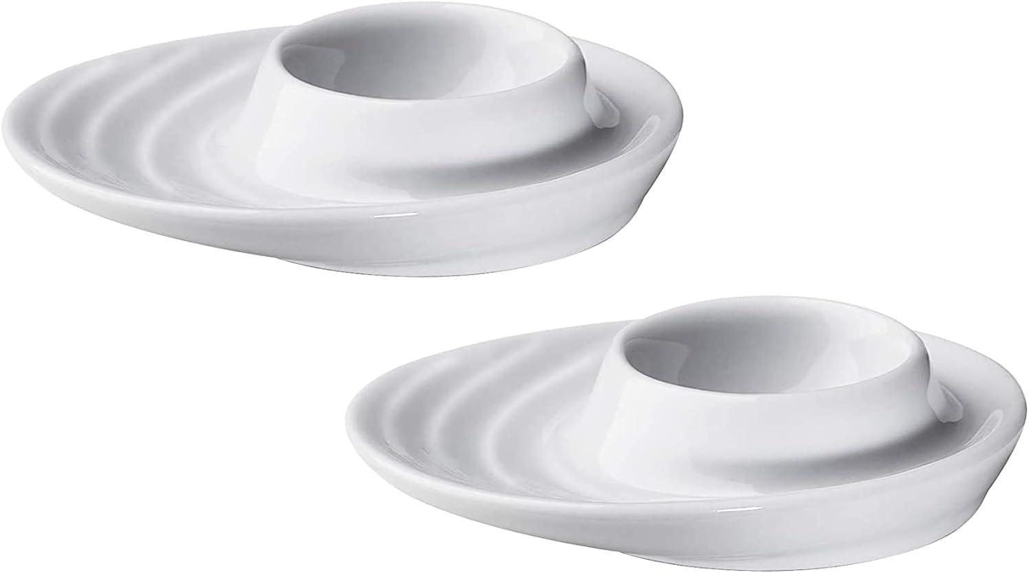 Kuchenprofi White Porcelain 2 Piece Egg Cup Set