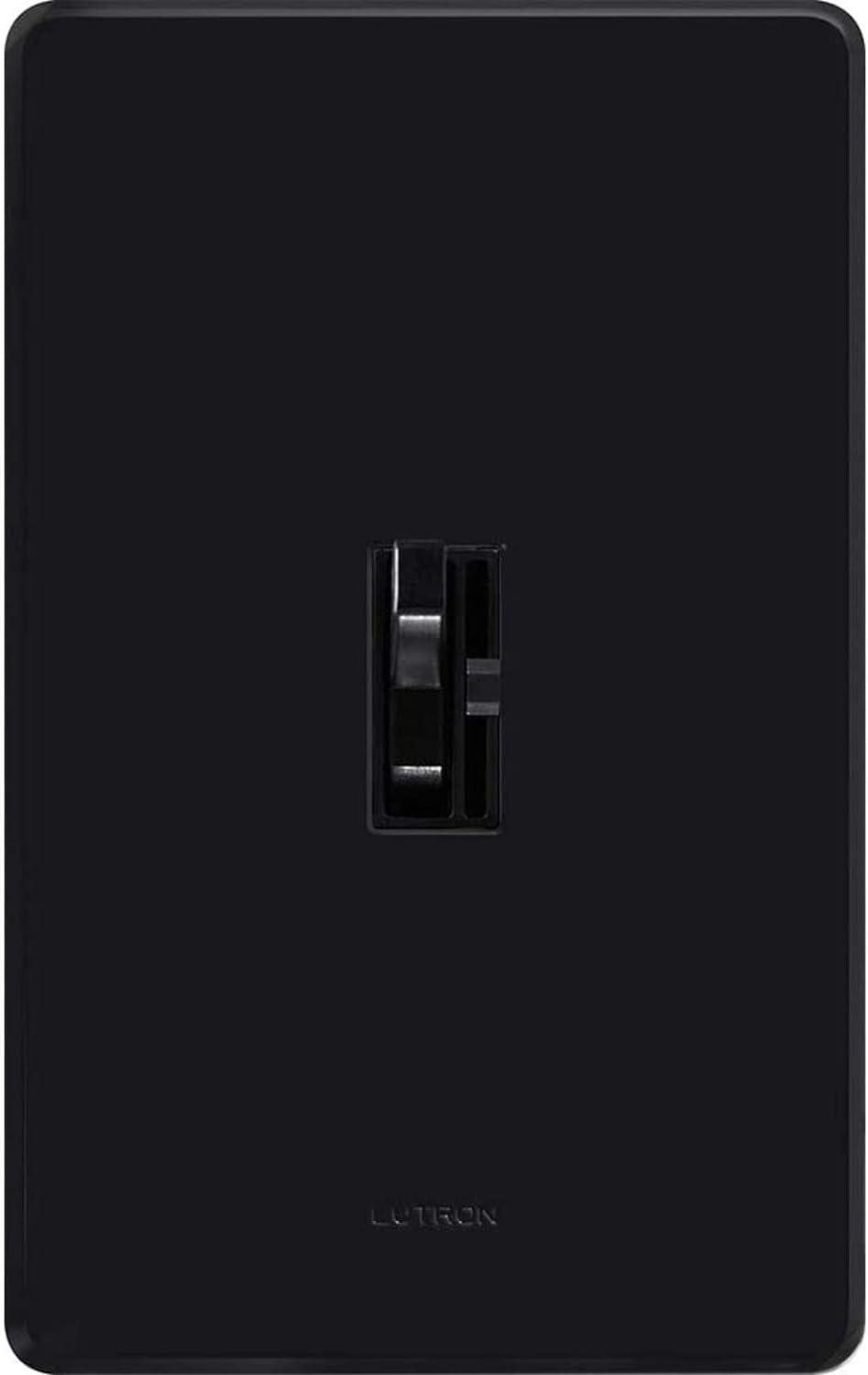 Black Smart LED Toggle Dimmer Switch for Dimmable Bulbs