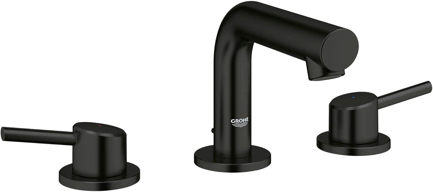 Concetto™ Mid-Arc Widespread Bathroom Faucet with Drain Assembly