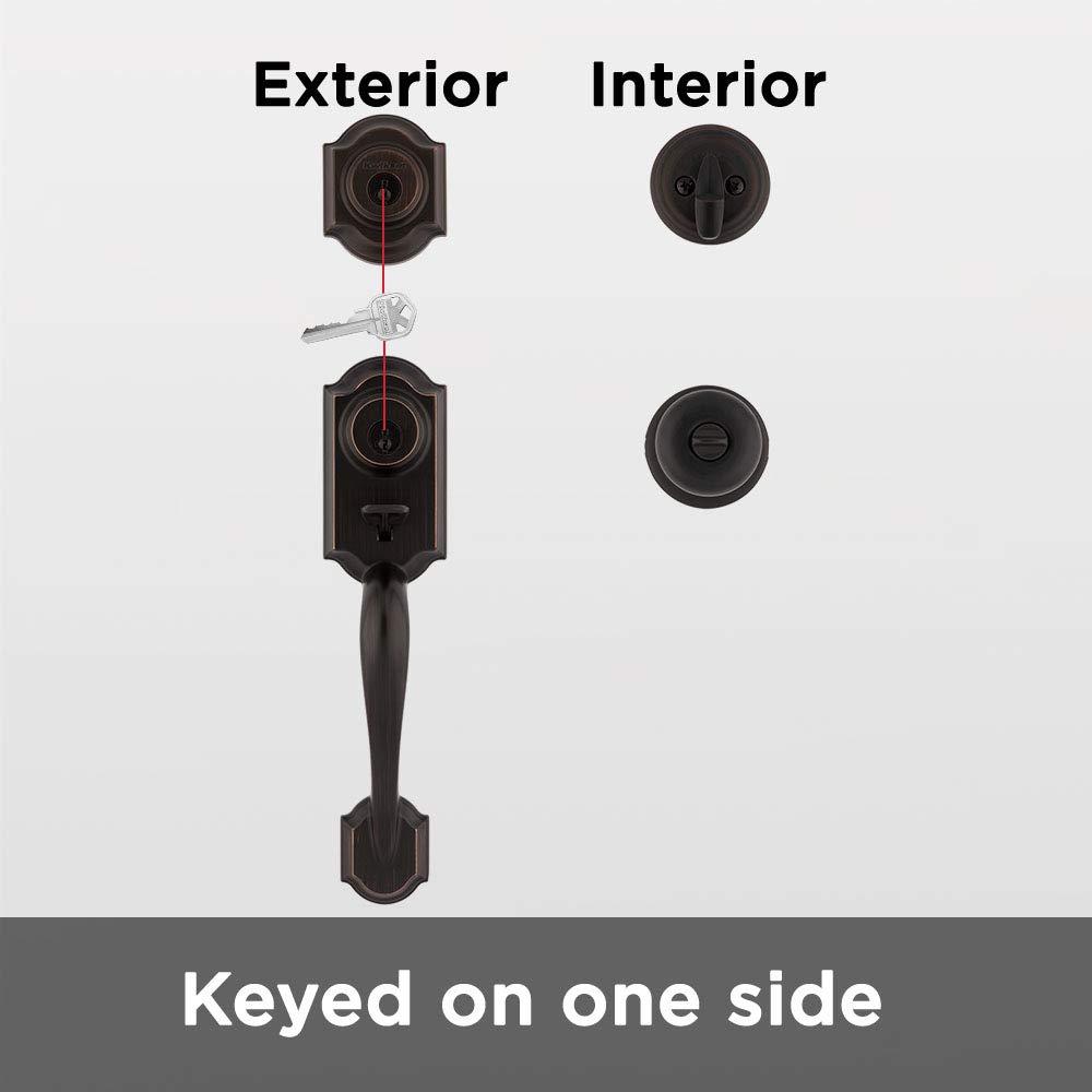 Kwikset Montara Handleset With Juno Knob - 553 Series - Complete Set