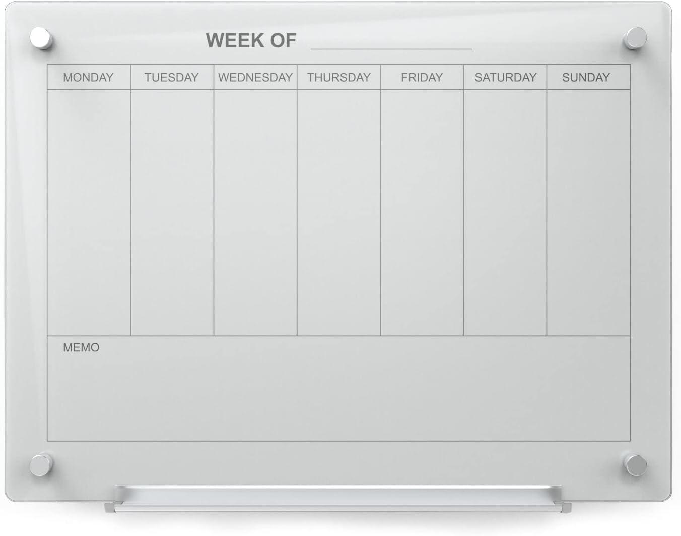 Audio-Visual Direct Wall Mounted Glass Board & Reviews | Wayfair