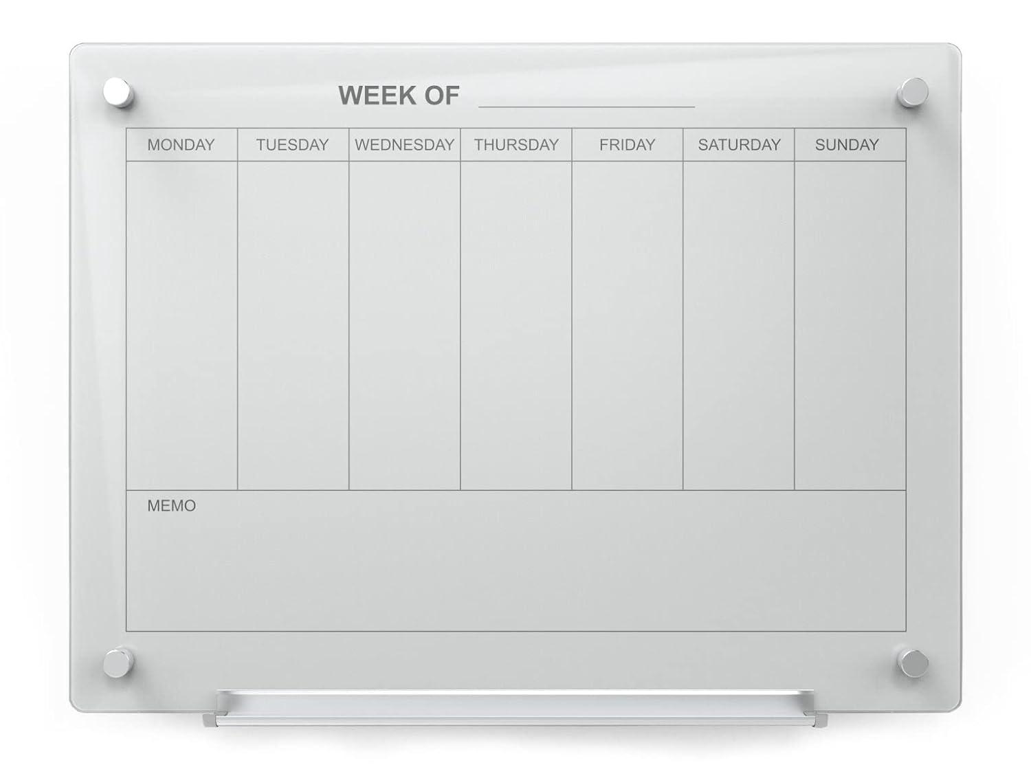 Audio-Visual Direct Wall Mounted Glass Board & Reviews | Wayfair
