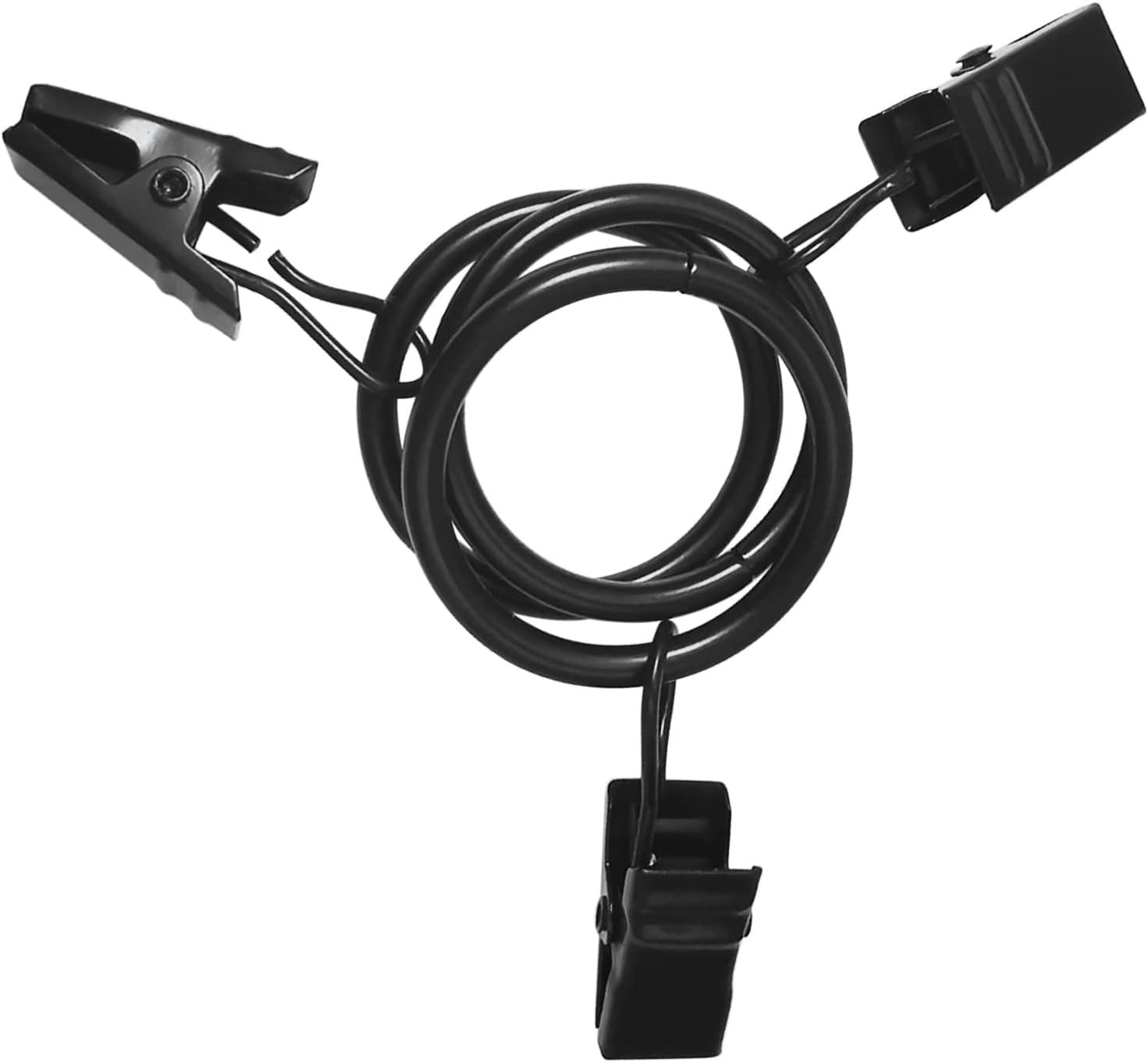 Clearance! Uscallm 40 Pack Metal Curtain Rings With Clips, Hat Clothes Clips, Drapery Clips With Rings, Drapes Rings 1.26in Interior Diameter Calf Stretch Box Unclaimed Pallets