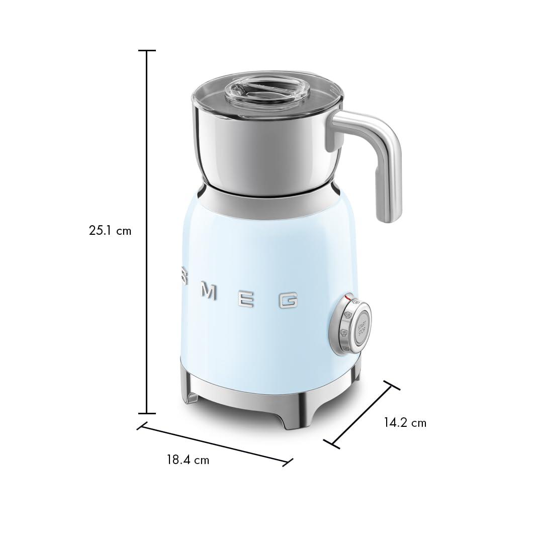 SMEG Pastel Blue Retro Milk Frother