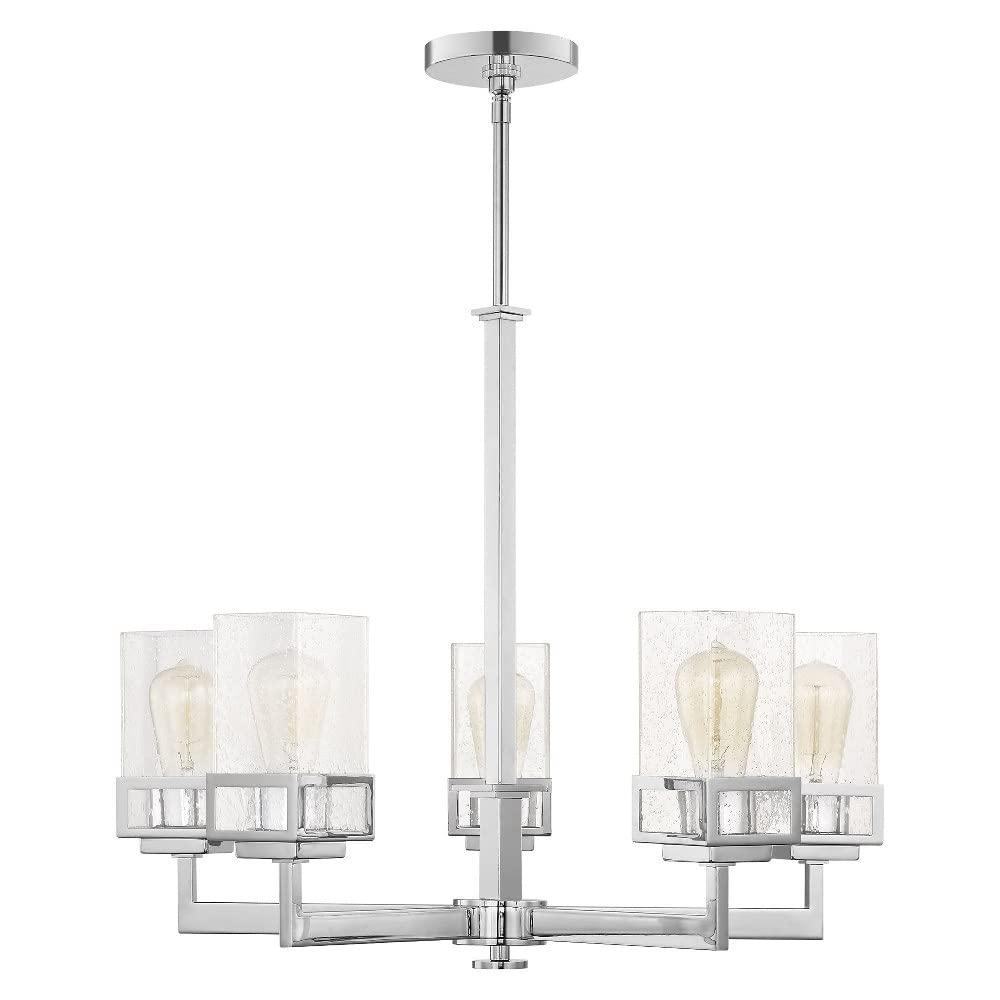 Livex Lighting Harding 5 - Light Chandelier in  Polished Chrome