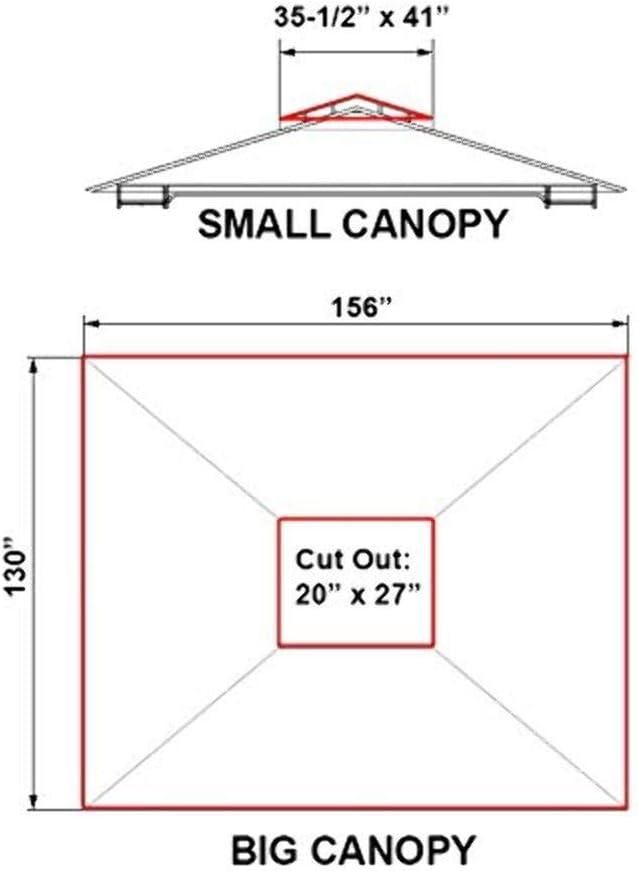 Sunjoy Brown Replacement Gazebo Canopy for 10 x 12 Regency II Patio Gazebo, Easily update your Gazebo