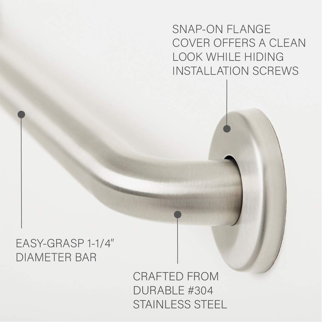 Seachrome Straight Bathroom Safety Grab Bar IGSS-160-QCR