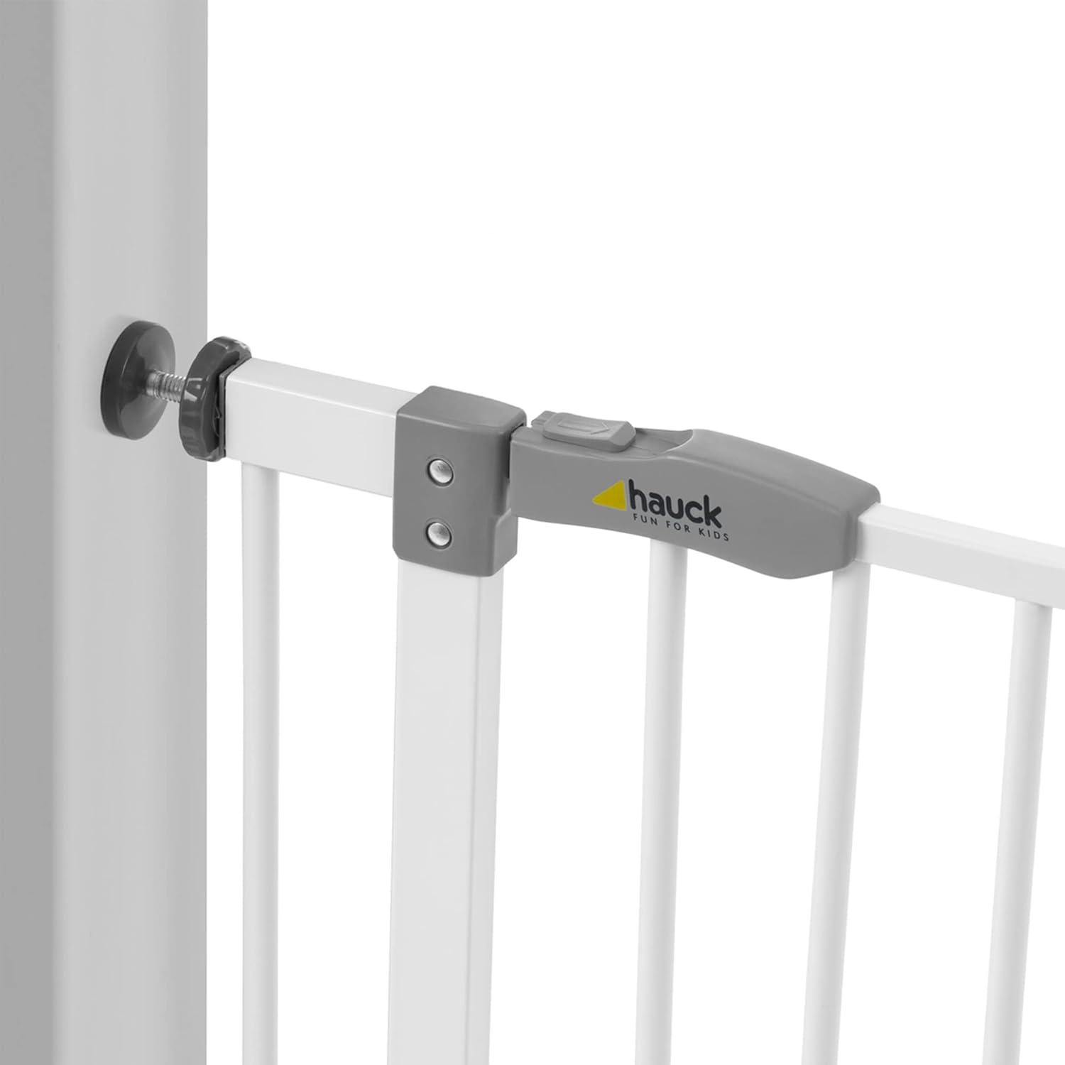 Regalo Extra Tall Easy Step Metal Walk Through Baby Gate - White