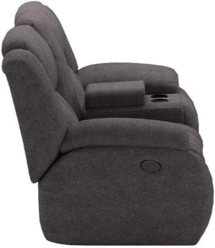 Coaster Home Furnishings Coaster Weissman Motion Loveseat With Console Charcoal , 601922