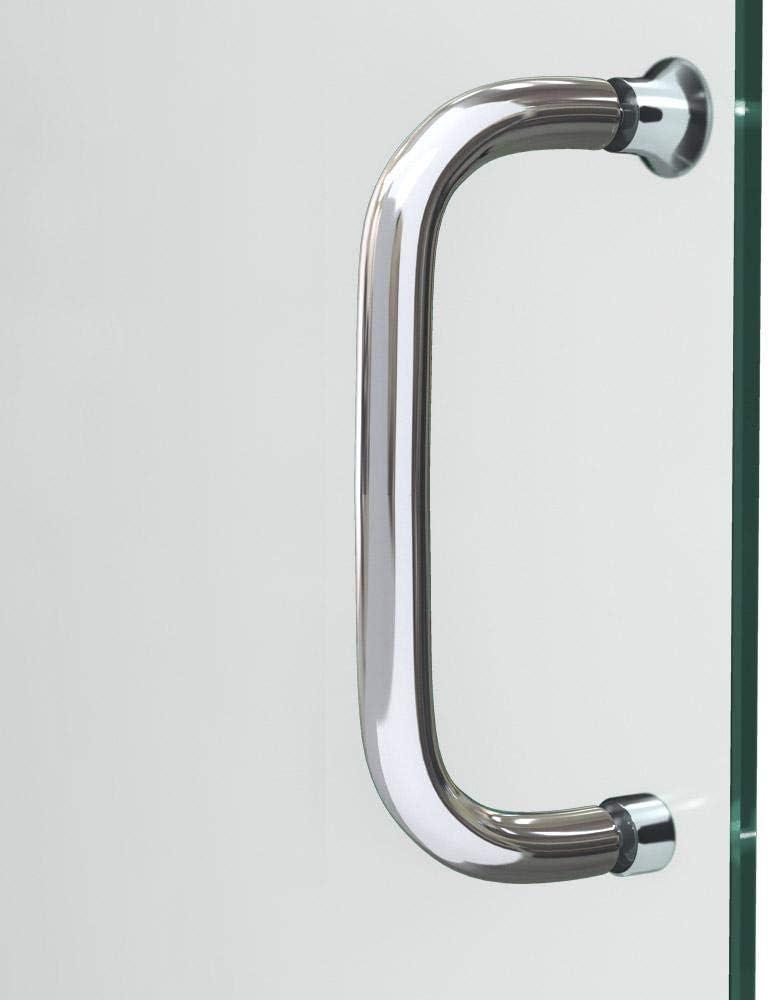 Infinity-Z 44-48" W x 72" H Single Sliding Semi-Frameless Shower Door