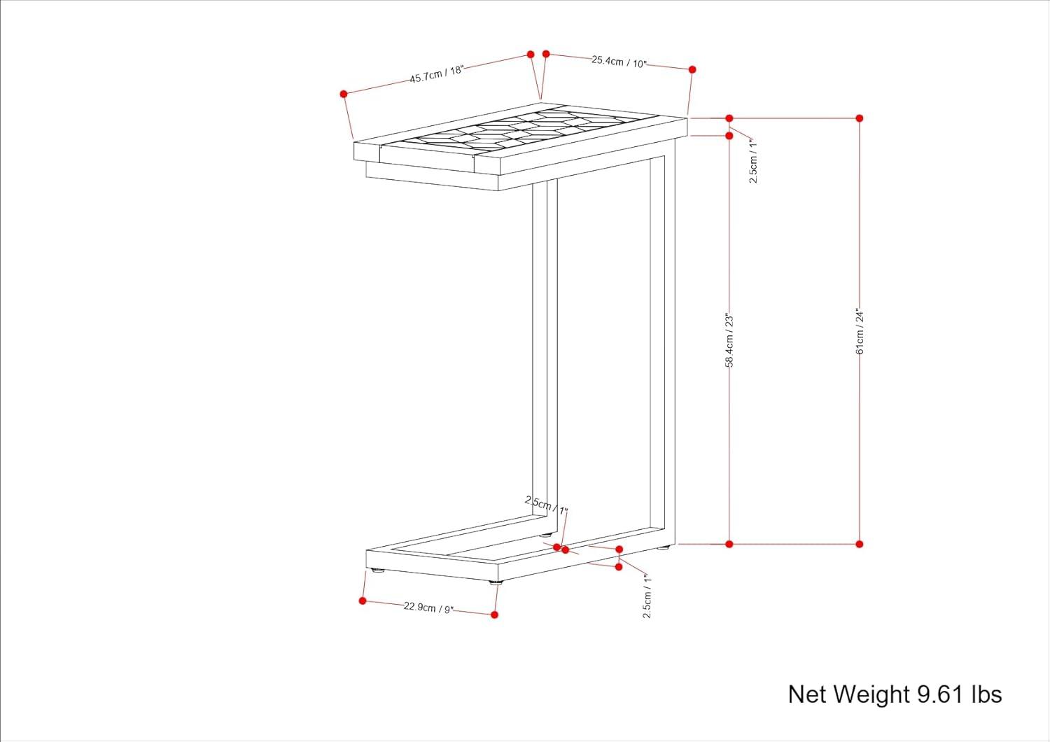 Simpli Home Skyler Solid Mango Wood C Side Table & Reviews | Wayfair