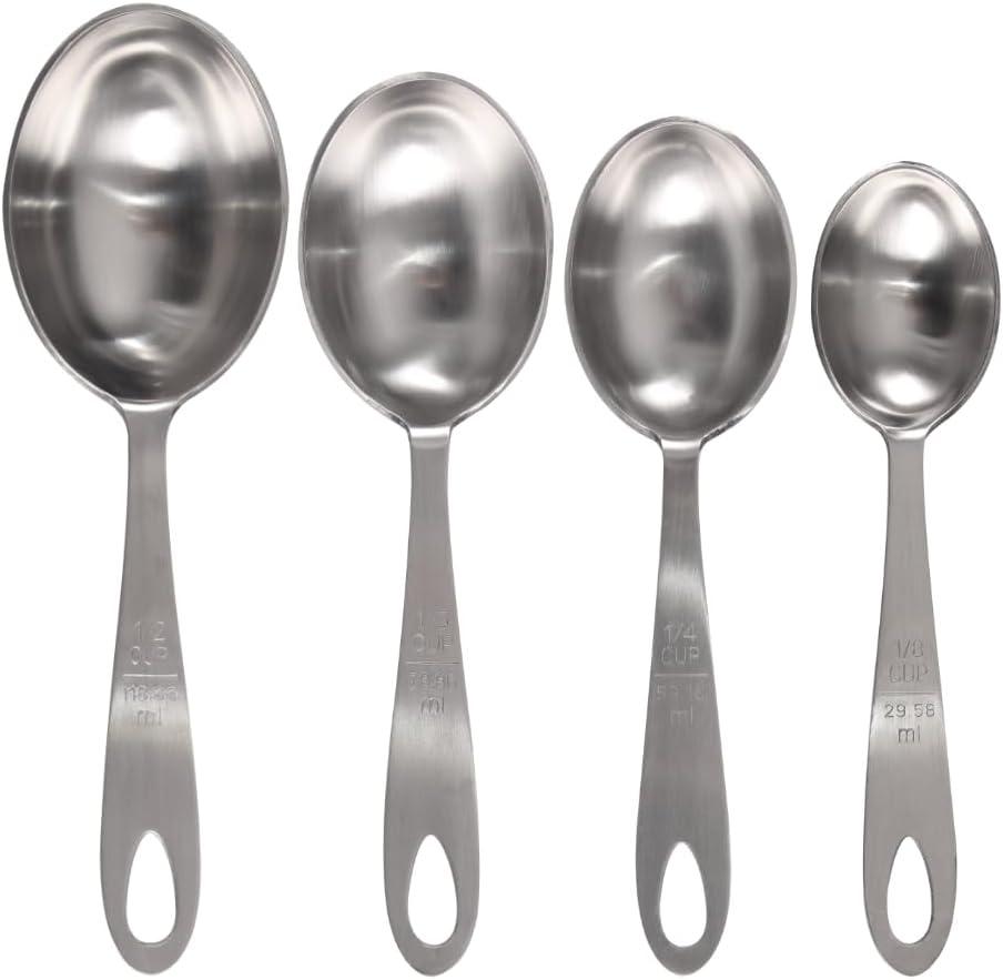 Shetler Stainless Steel Housewares Measuring Scoop Set