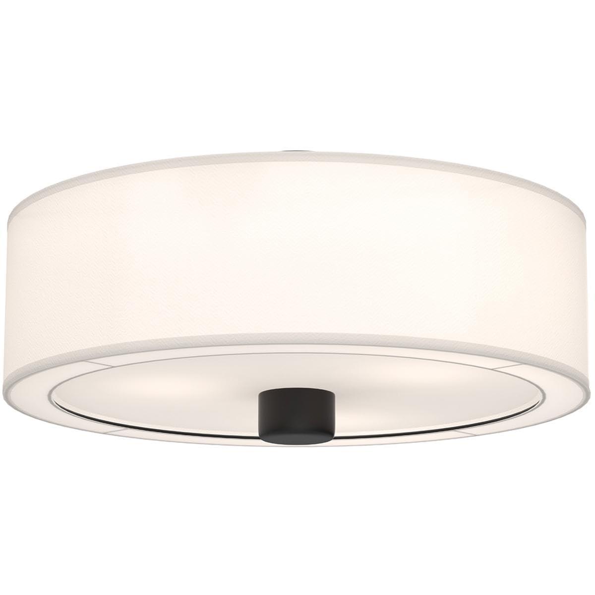 Theo Fabric Semi Flush Mount