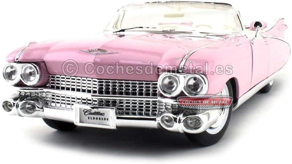 Maisto Cadillac Eldorado Biarritz Convertible Pink 1/18 Diecast (36813)