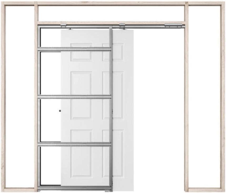 Galvanized Steel Single Pocket Door Frame Kit for 30x80 Doors