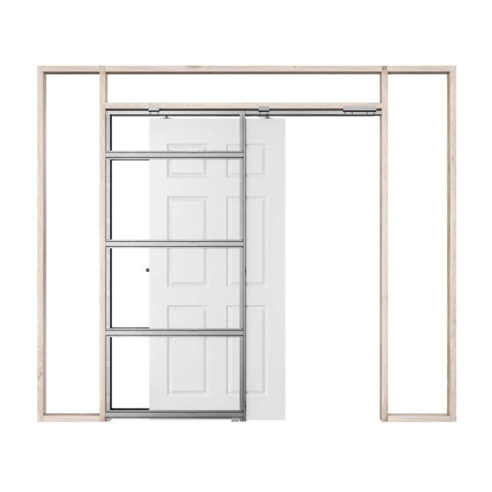 ROCKET 30-in x 80-in Steel Pocket Door Frame with Frame and hardware