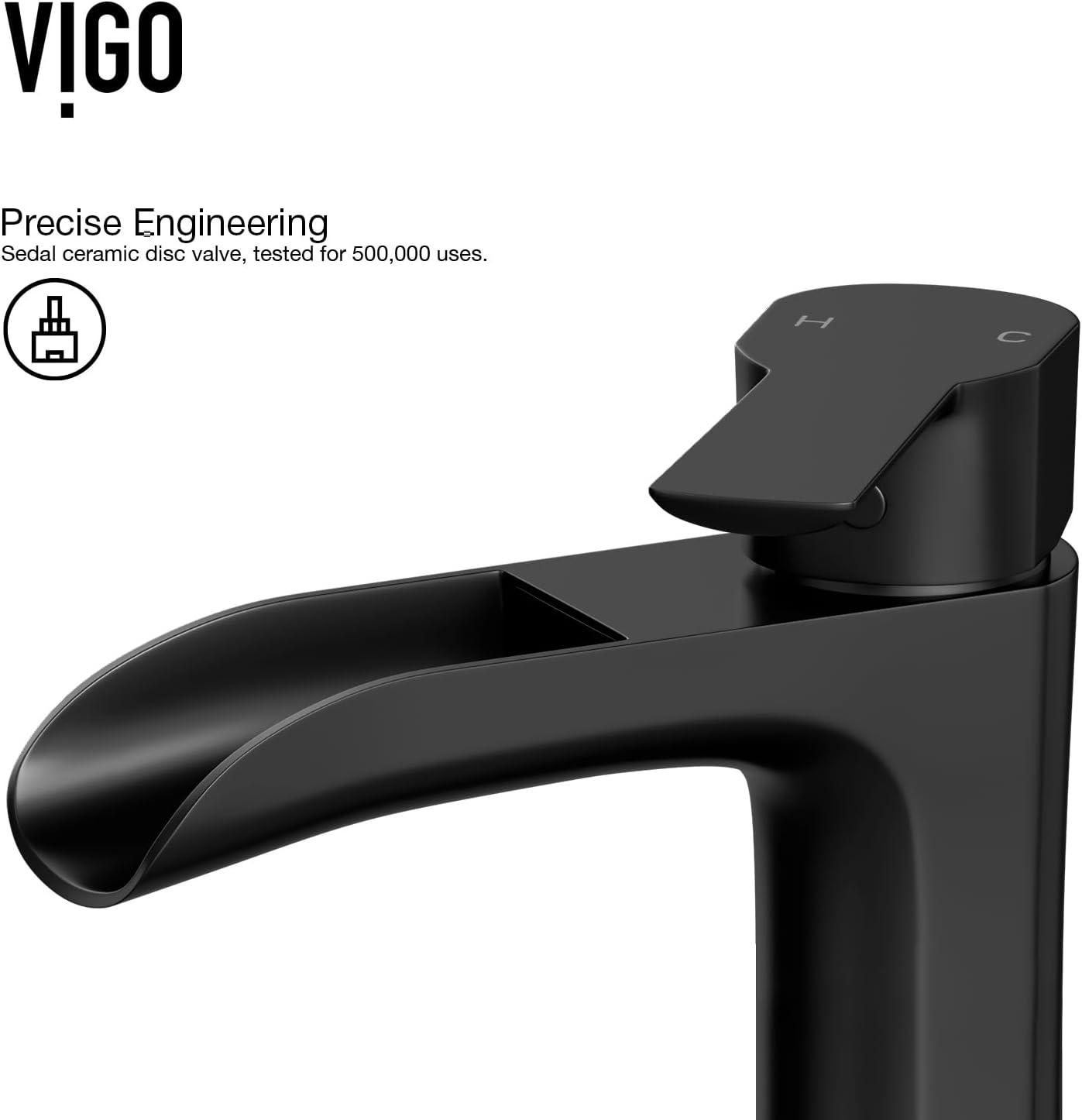 Niko 11" H Single Handle Vessel Sink Bathroom Faucet