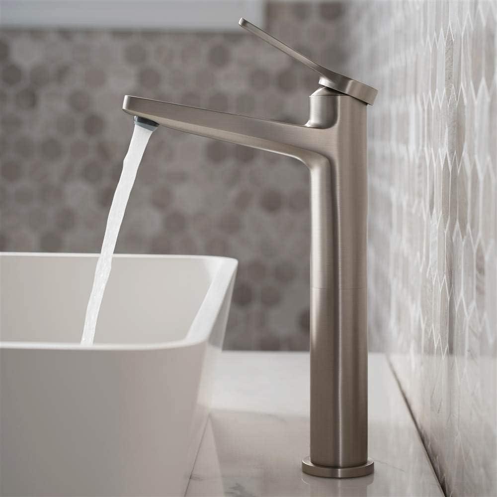 Indy Stainless Steel Single Handle Vessel Bathroom Faucet