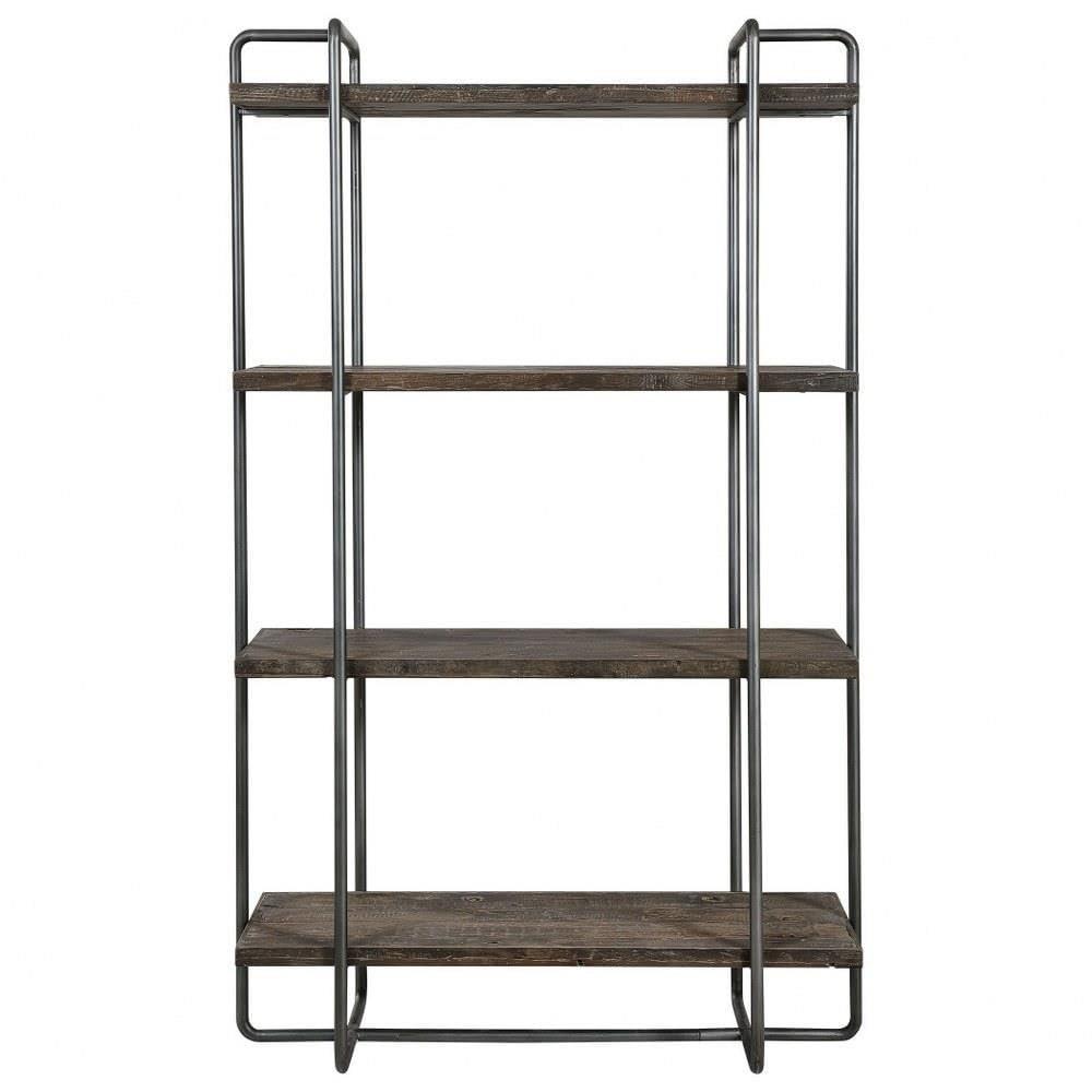 Geffrey Wide Etagere Bookcase