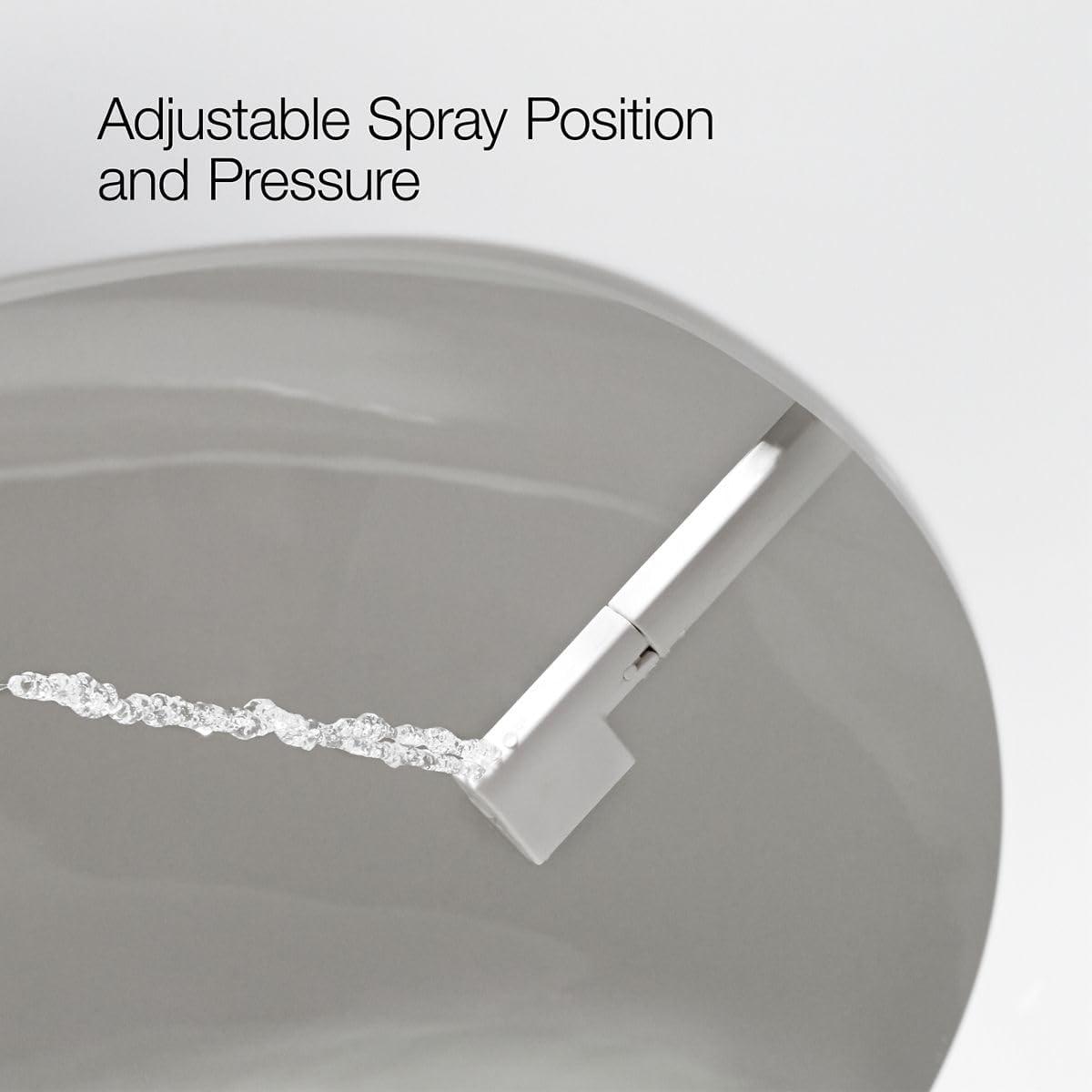 PureWash E545 Elongated Heated Bidet Toilet Seat, Electric Bidets for Existing Toilets