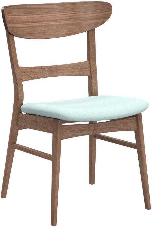 Christopher Knight Home Idalia Mid-century Modern Dining Chairs (Set of 4) by  Dark Gray + Walnut Walnut Finish