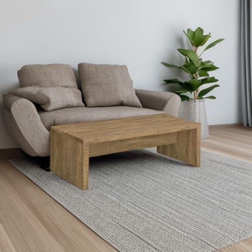 Lynette Rectangular Mango Wood Coffee Table