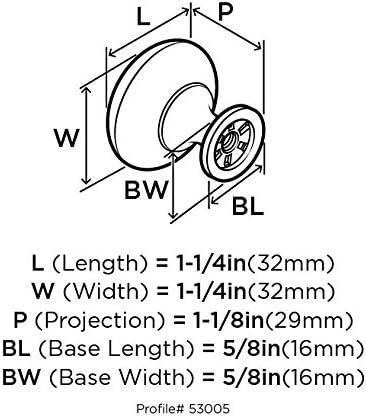 Oil Rubbed Bronze Round Cabinet Knob with Mounting Hardware