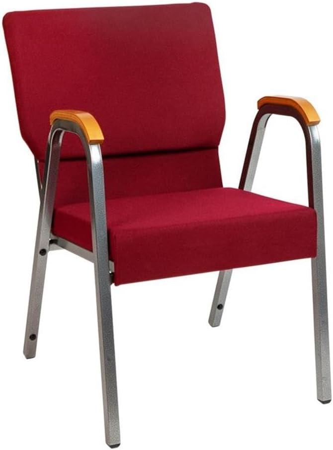 Judea 21" Stackable Church Chair with Arms