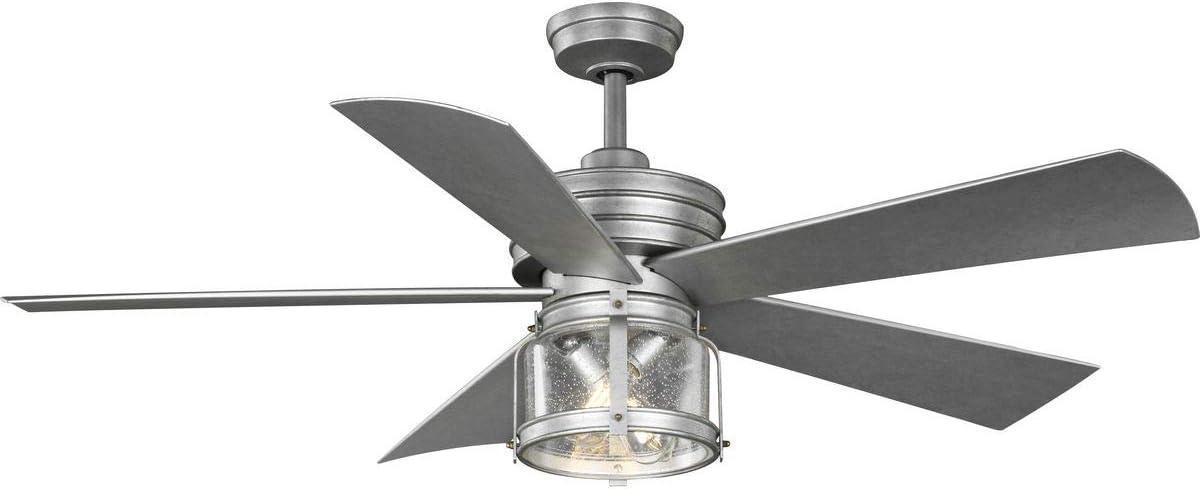 Progress Lighting Midvale 56 Midvale 56" Indoor Ceiling Fan - Galvanized Finish