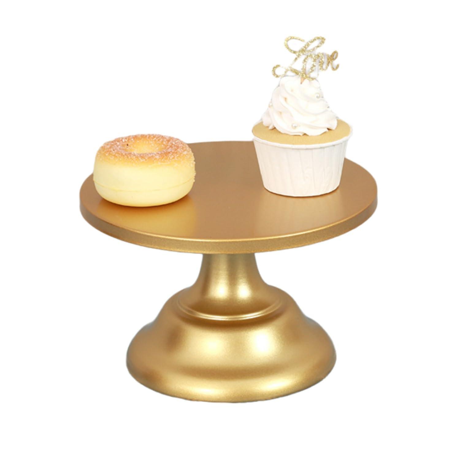 AMIENIV Iron Baby Shower Cake Stand, Gold (3 Count)