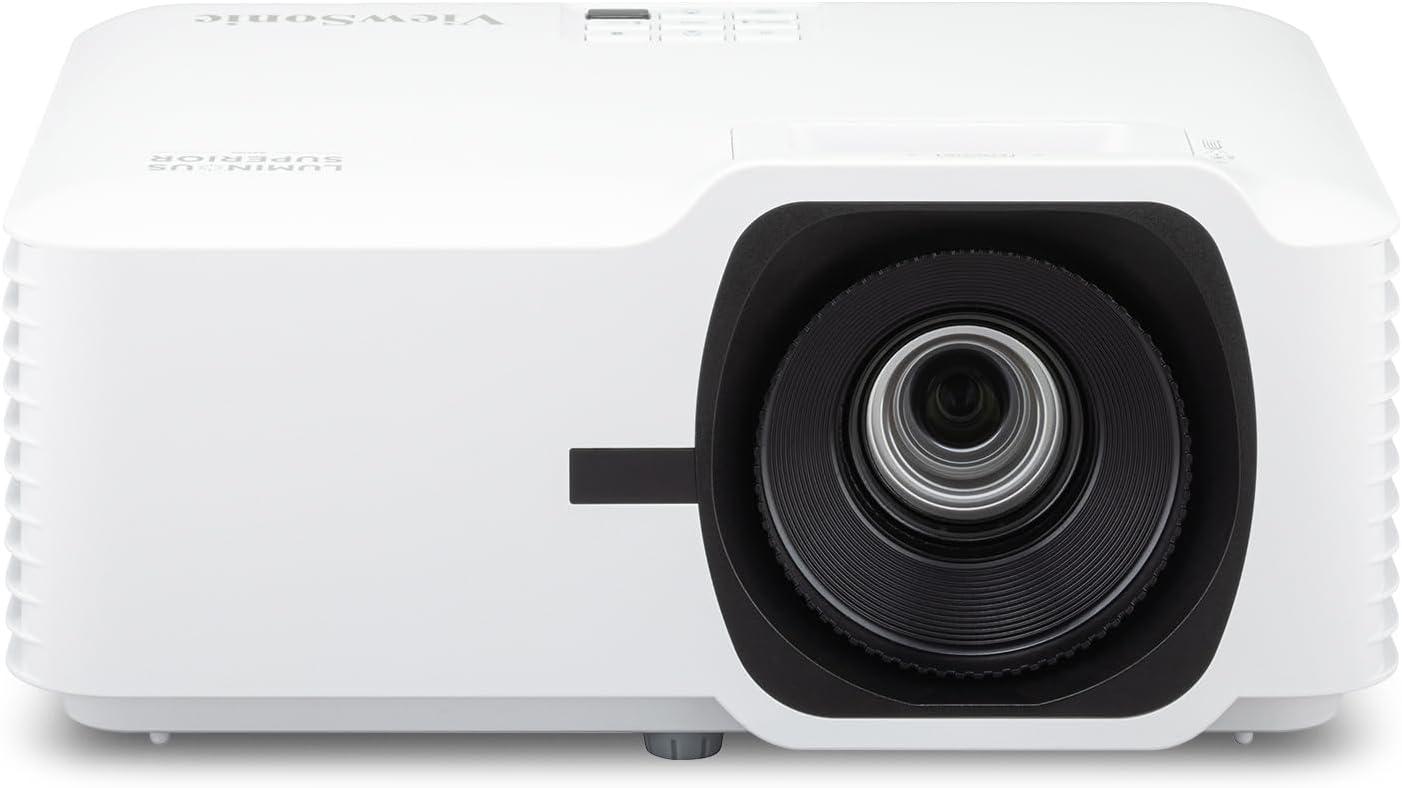 ViewSonic LS740W 5000 Lumens WXGA Laser Projector with 1.3x Optical Zoom, H/V Keystrone, 360 Degrees Projection for Auditorium, Conference Room, and