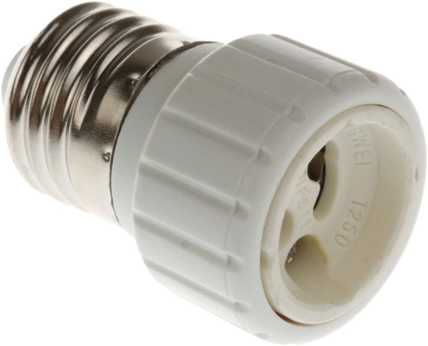 Mini Bi-Pin Ceramic Socket for LED Halogen Bulbs, Pack of 10