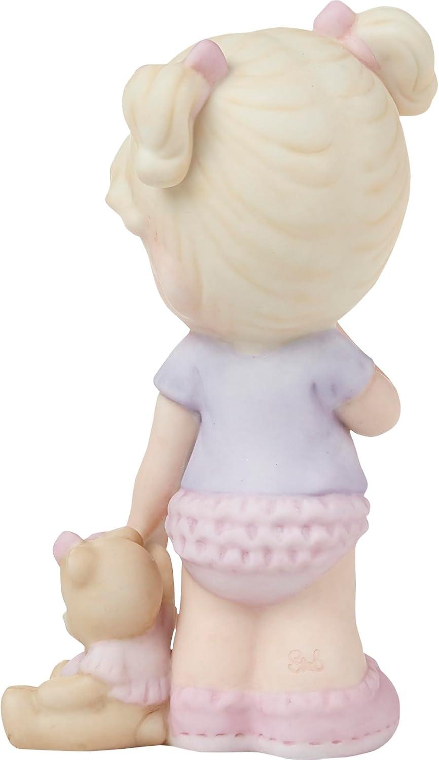 Precious Moments Tickled Pink Baby Girl Figurine, Count 1