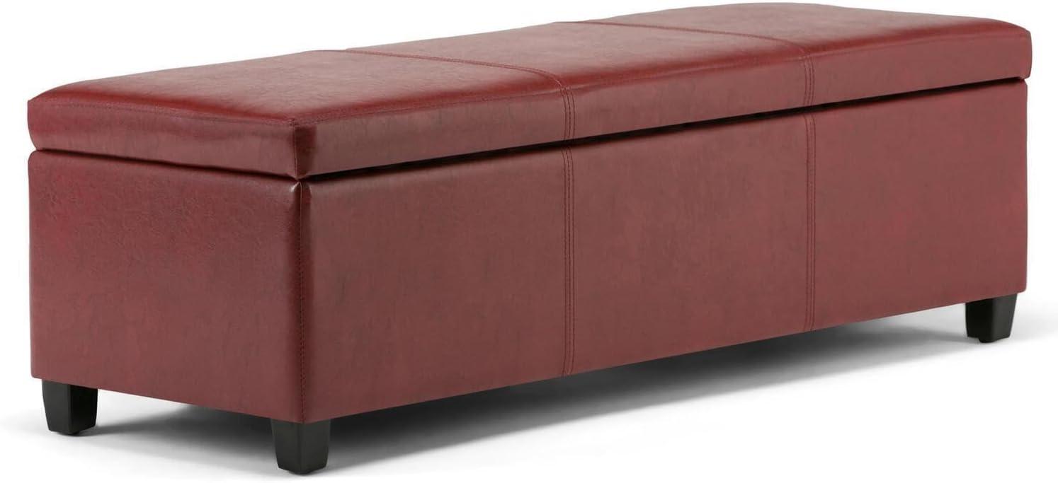 Simpli Home Avalon Storage Ottoman Bench,Assembled