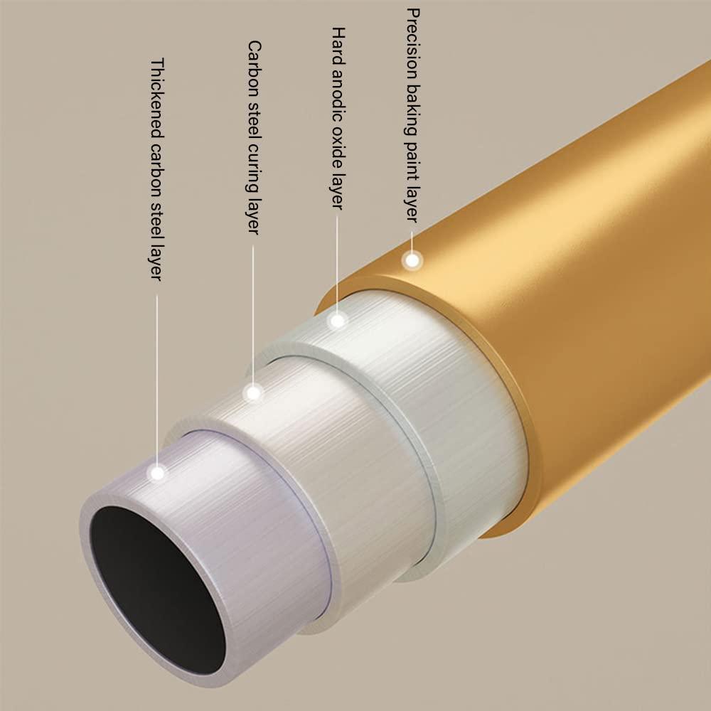 Gold Clothing Garment Rack with Marble Base and Tray, Modern Minimalist Hanging Clothes Rack, for Coats, Hats, Scarves and Handbags of Entryway, Hallway, Bedroom, Office（Golden）