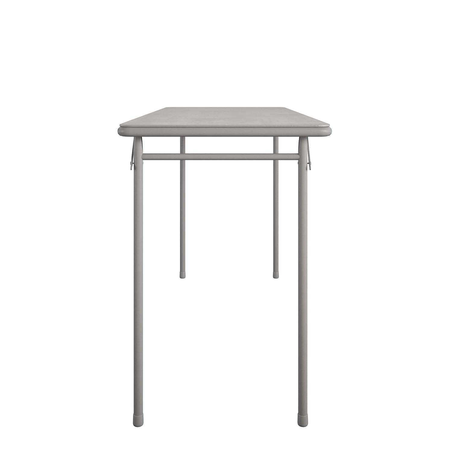 COSCO 20" x 48" Vinyl Top Serving Folding Table