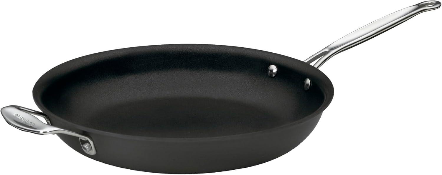 12-Inch Hard Anodized Non-Stick Frying Pan with Helper Handle