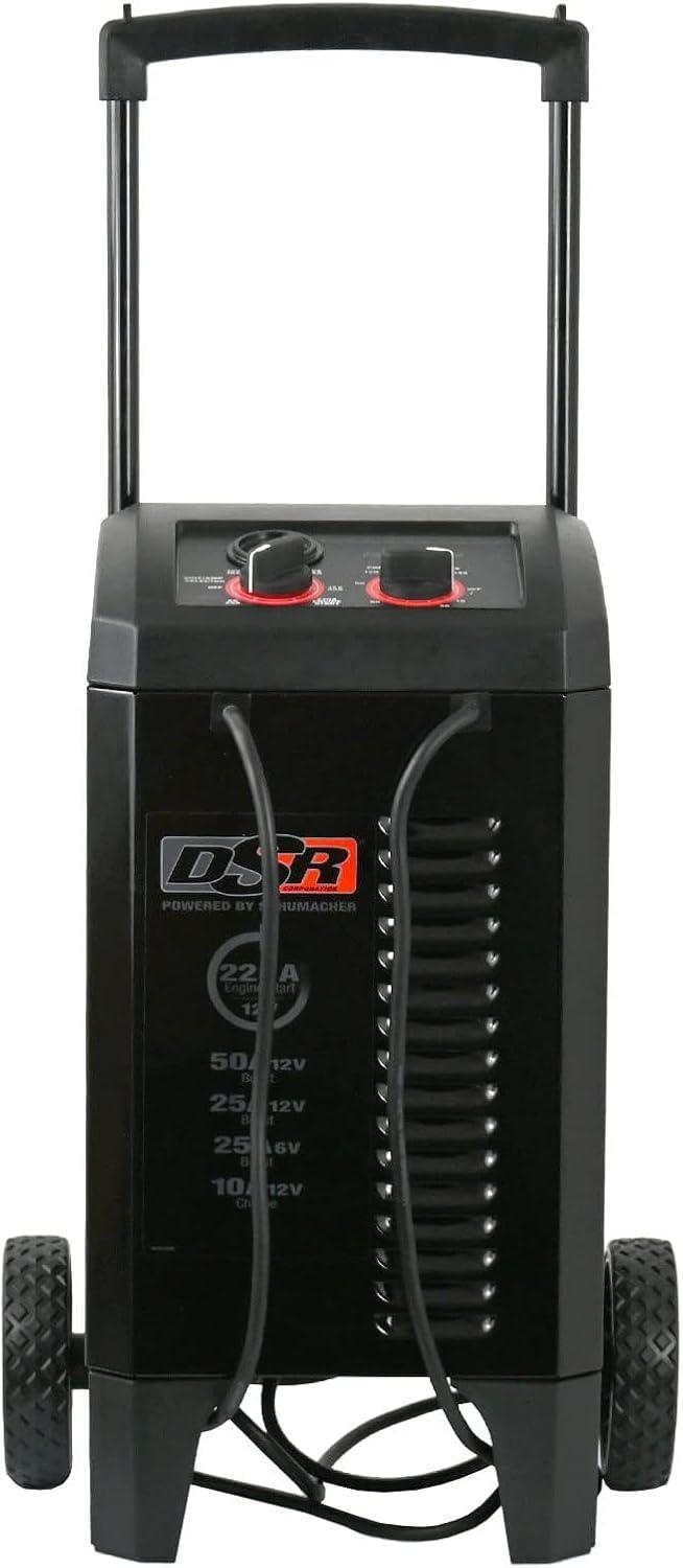Schumacher Electric DSR139 225/50/25/10 Amps 6/12 Volts Manual Wheel Battery Charger