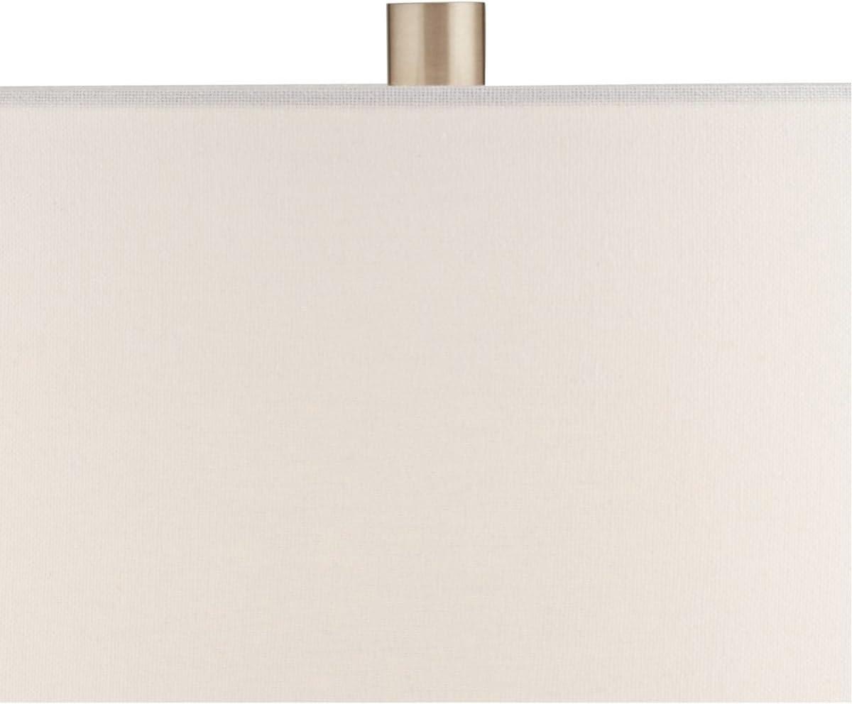 Pacific Coast Lighting 32" Tall Large Modern End Table Lamp with Side Reading Light Silver Brushed Nickel Finish Metal Single Living Room Bedroom