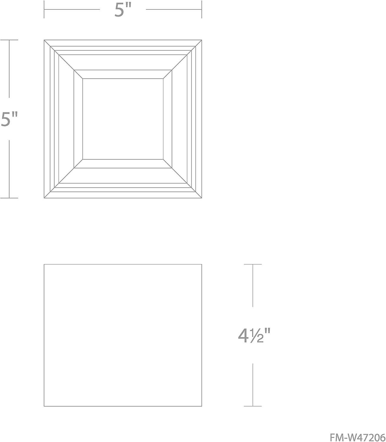 Downtown Glass LED Flush Mount