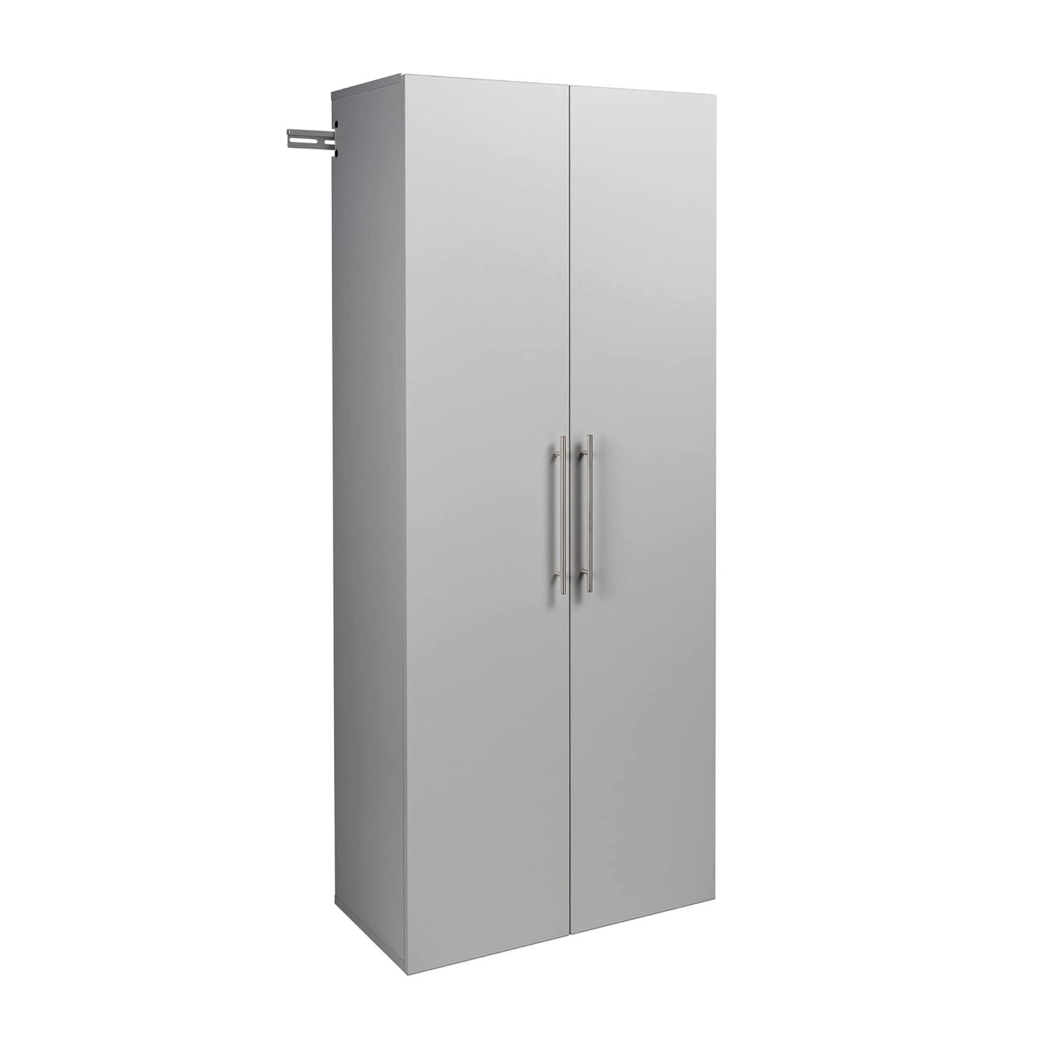 30" Hangups Large Storage Cabinet White - Prepac: Wall Mounted, Workshop & Office Organizer