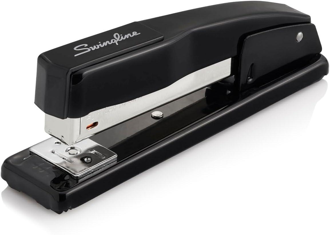 Swingline® Commercial Full Strip Desk Stapler, 20-Sheet Capacity, Black