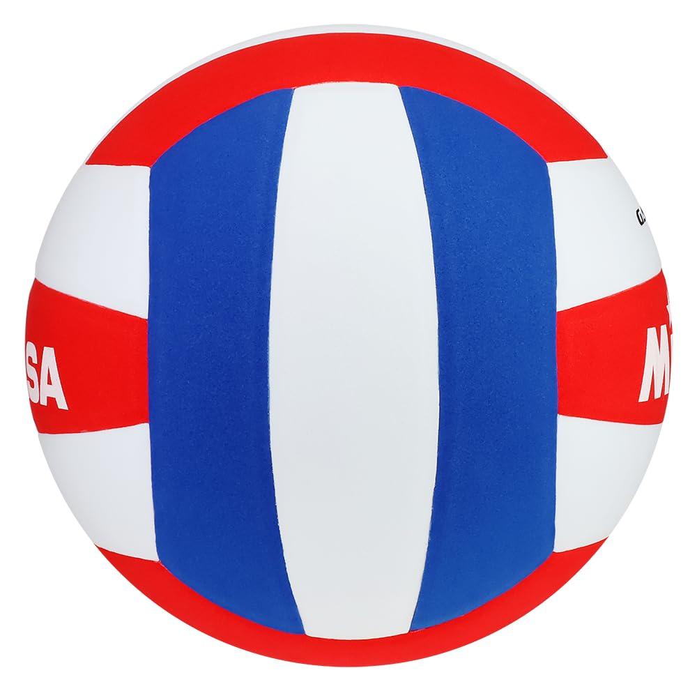 Mikasa VSL215 Competitive Class Volleyball, Size 5, Red/White/Blue