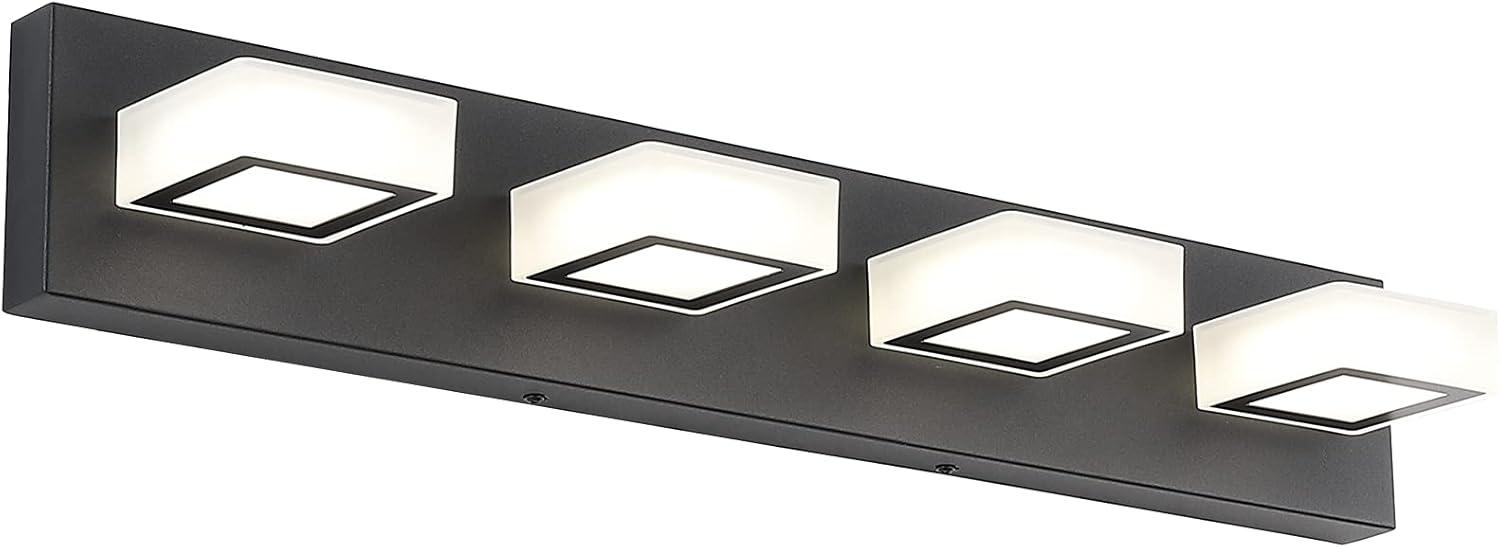 Modern Black and White Acrylic LED Vanity Light