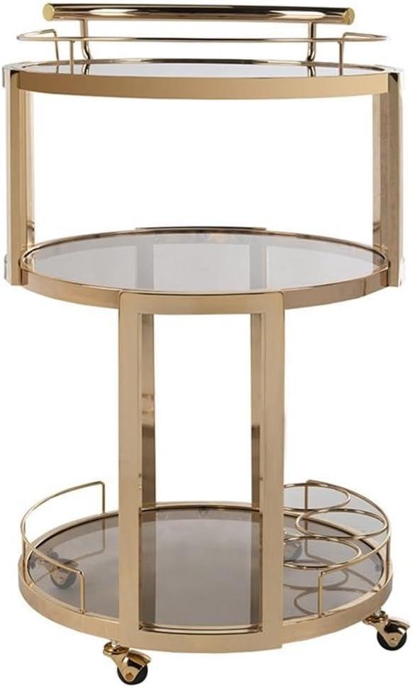 Rio 3 Tier Round Bar Cart  - Safavieh