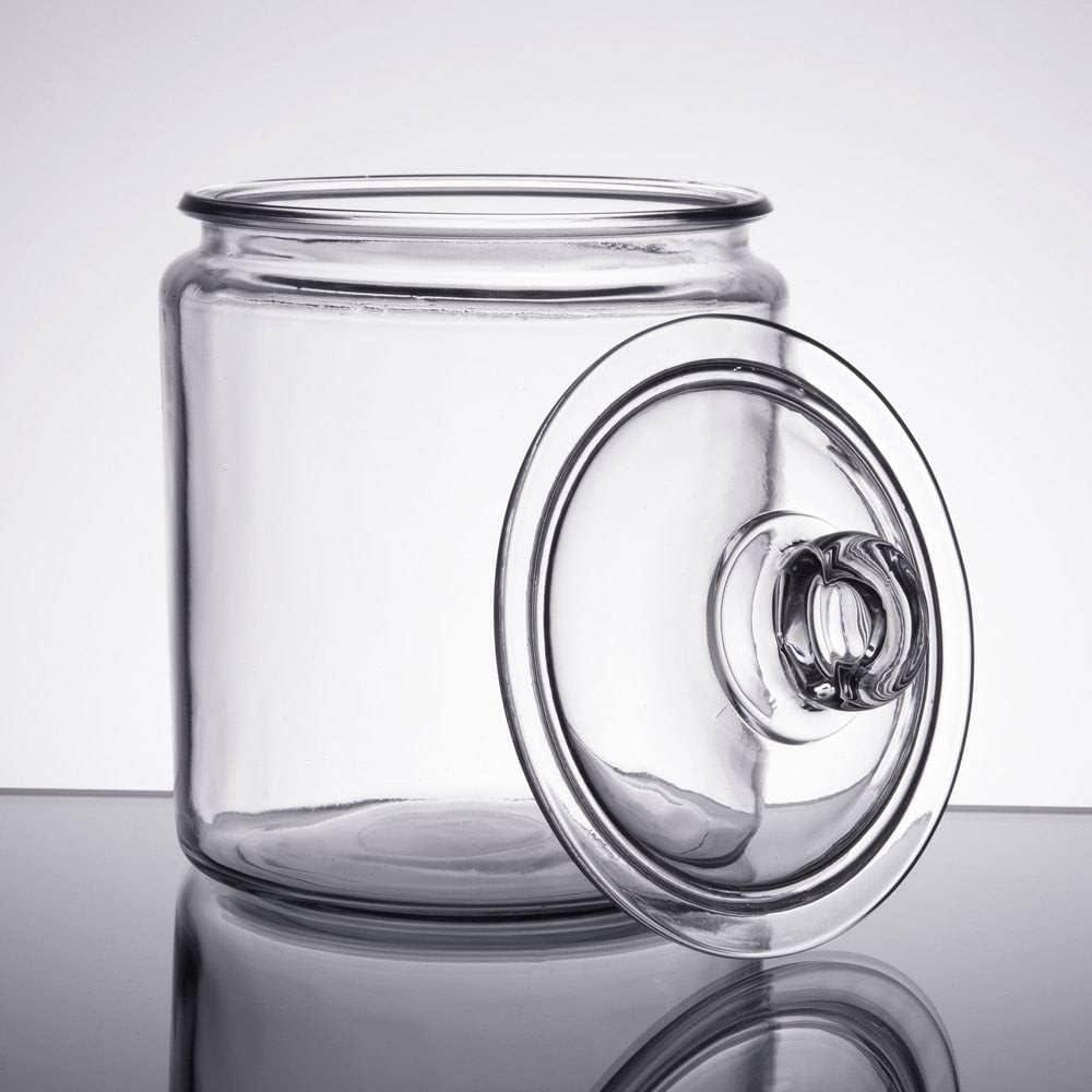 Exlonjet Hill Glass 0.5 Gallon Storage Jar, Set of 1