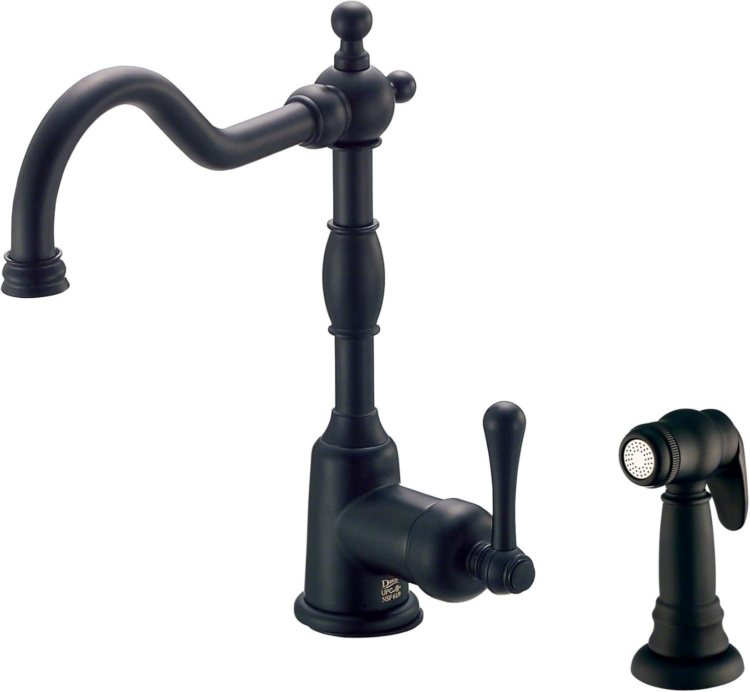 Opulence Single Handle Kitchen Faucet with Side Spray