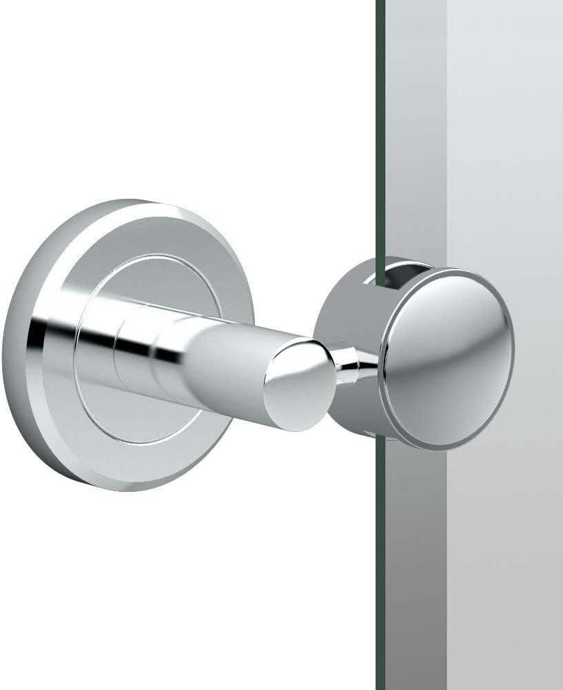Latitude II Wall Mounted Frameless Beveled Rectangle Mirror | Pivoting Bathroom Vanity Wall Mirror