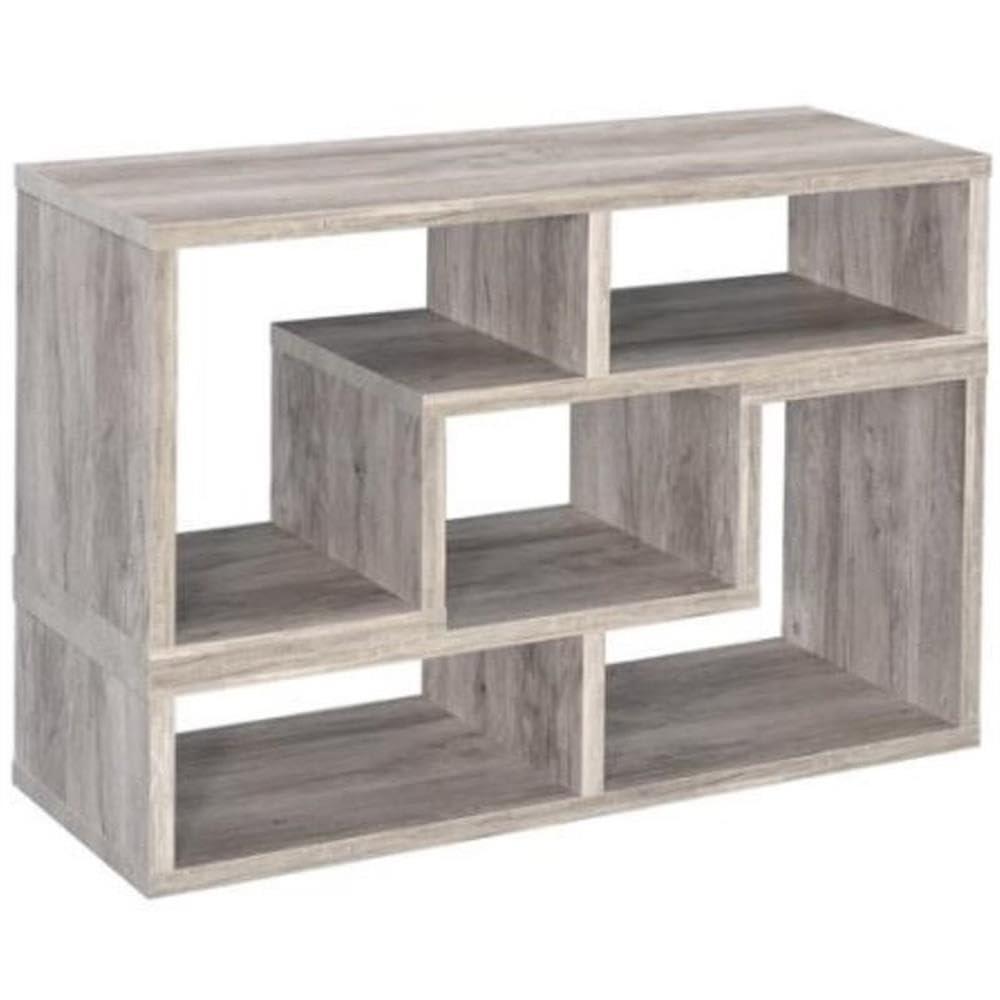 22" Velma Modular Bookcase & TV Stand: Stackable, Horizontal, Gray Driftwood - Coaster