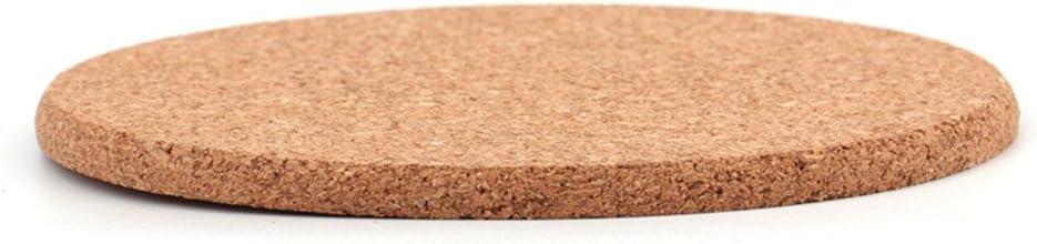 Tebery 20 Pack Round Absorbent Cork Coasters for Drinks